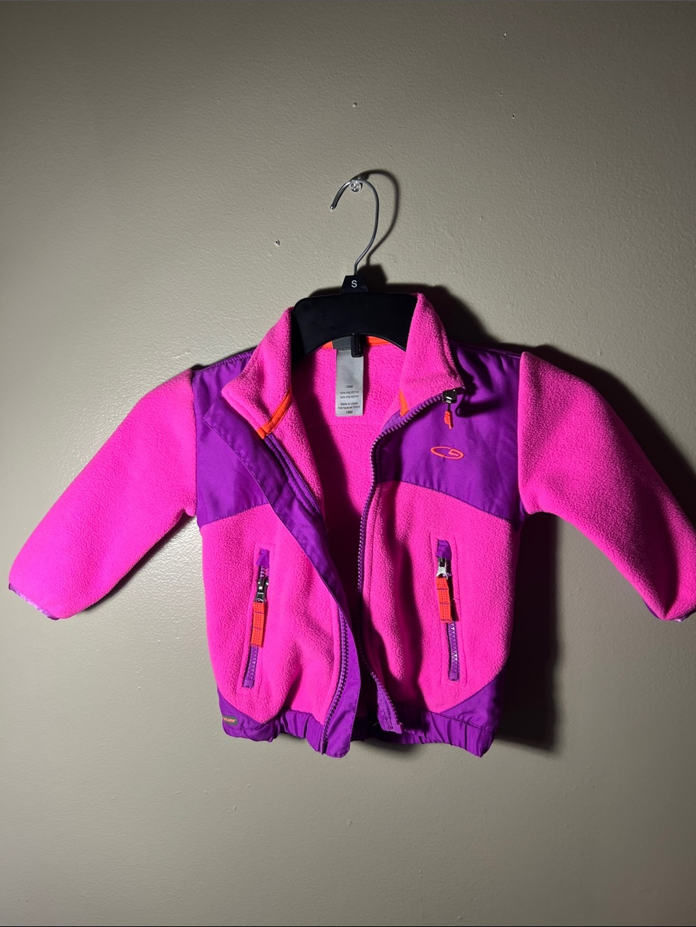 Champion Pink & Purple Girls' Puffer Jacket